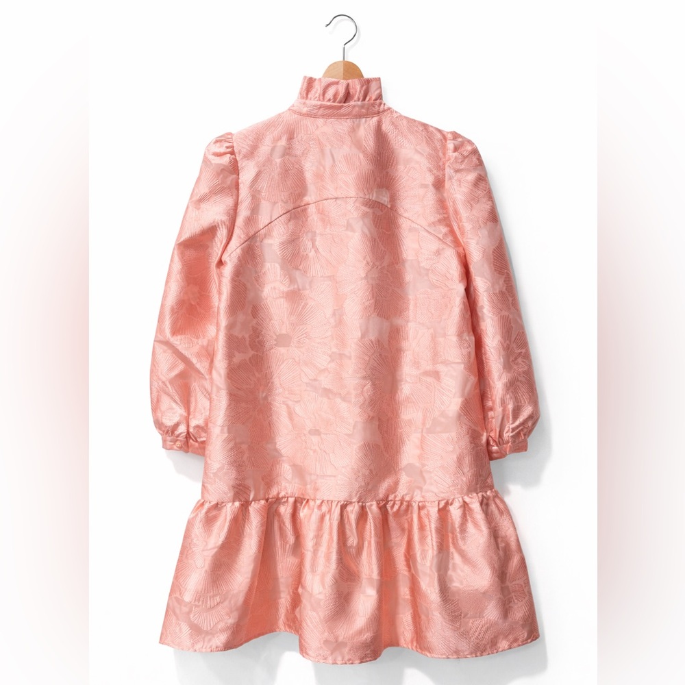 TUCKERNUCK Bellini Fil Coupe Palmerston Dress MEDIUM Pink Mini Easter Dress - Picture 4 of 5